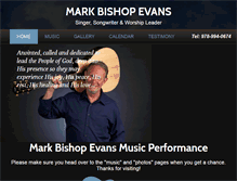 Tablet Screenshot of markbishopevans.com
